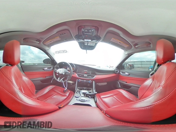 2021 Alfa Romeo Giulia Ti with VIN ZARFANBNXM7641463, listed as a Copart auction lot 42872425 with 47,471 mi miles and Salvage title. Bid and sale history available at DreamBid. Image 13.