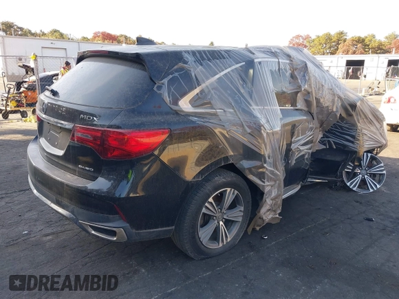 2019 Acura MDX with VIN 5J8YD4H30KL031281, listed as a IAAI auction lot 40711204 with Not provided miles and . Bid and sale history available at DreamBid. Image 4.