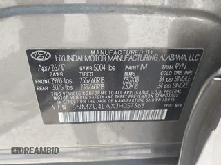 2018 Hyundai Santa Fe 2.0T с VIN 5NMZU4LAXJH057363, выставлен на аукционе IAAI как лот 42265981 с пробегом 118 536 миль миль и . История ставок и продаж доступна на DreamBid. Изображение 9.
