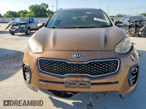 2017 Kia Sportage EX with VIN KNDPN3AC0H7233986, listed as a Copart auction lot 62159405 with 149,855 mi miles and Salvage title. Bid and sale history available at DreamBid. Image 5.