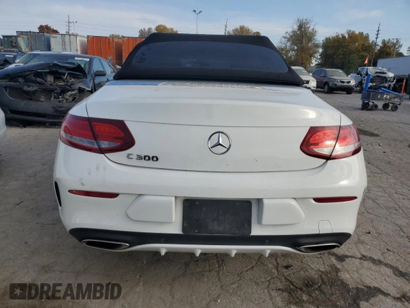 2017 Mercedes-Benz C 300 with VIN WDDWK4JB2HF541089, listed as a Copart auction lot 77261584 with 84,436 mi miles and Salvage Title. Bid and sale history available at DreamBid. Image 6.