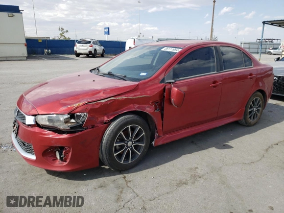 2017 Mitsubishi Lancer ES with VIN JA32U2FU9HU005882, listed as a Copart auction lot 66111984 with 131,154 mi miles and Salvage Title. Bid and sale history available at DreamBid. Image 1.