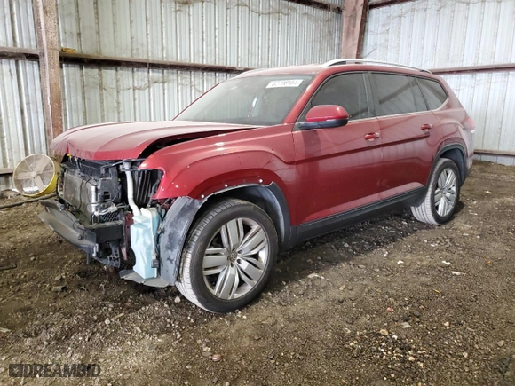 2019 Volkswagen Atlas 3.6L V6 SE w/Technology with VIN 1V2WR2CA7KC542518, listed as a Copart auction lot 82798154 with 74,067 mi miles and Clean Title. Bid and sale history available at carsss.com. Image 1.