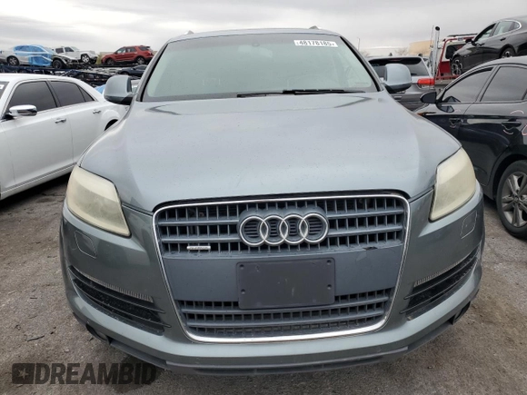 2007 Audi Q7 Premium with VIN WA1BY74L97D070849, listed as a Copart auction lot 48178185 with 223,138 mi miles and Salvage title. Bid and sale history available at DreamBid. Image 5.