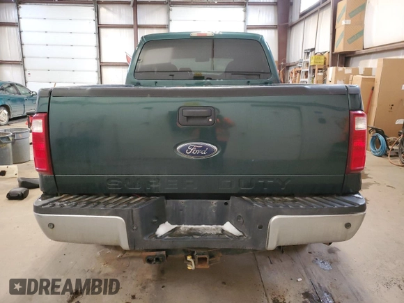 2008 Ford Super Duty F-250 SRW XL with VIN 1FTSW21R58ED91533, listed as a Copart auction lot 89277685 with 206,021 mi miles and Salvage Title. Bid and sale history available at carsss.com. Image 6.