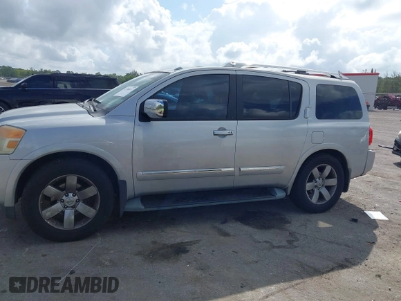 2011 Nissan Armada SV with VIN 5N1BA0ND4BN614763, listed as a IAAI auction lot 41590417 with 154,860 mi miles and . Bid and sale history available at DreamBid. Image 14.