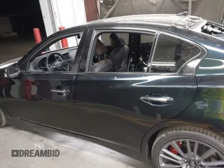 2024 Infiniti Q50 Red Sport 400 with VIN JN1FV7DP4RM660305, listed as a IAAI auction lot 41829269 with 9,943 mi miles and . Bid and sale history available at DreamBid. Image 15.