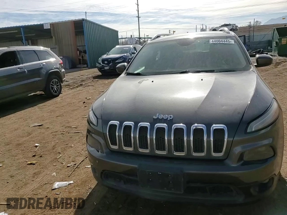 2016 Jeep Cherokee Altitude with VIN 1C4PJMCS9GW254796, listed as a Copart auction lot 44004445 with 96,189 mi miles and Salvage title. Bid and sale history available at DreamBid. Image 11.