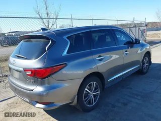 2019 Infiniti QX60 PURE with VIN 5N1DL0MM2KC514743, listed as a IAAI auction lot 41600018 with 65,581 mi miles. Bid and sale history available at carsss.com. Image 4.