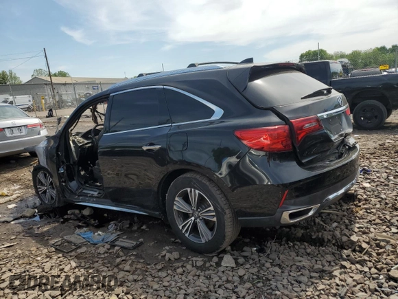 2017 Acura MDX z VIN 5FRYD4H3XHB041633, wystawiony jako Copart lot #55994175 z przebiegiem Nie podano mil oraz Szkoda całkowita • Salvage title. Historia ofert i sprzedaży dostępna na DreamBid. Obrazek 2.