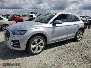 2021 Audi Q5 Premium Plus with VIN WA1BAAFY0M2034730, listed as a Copart auction lot 50080535 with 39,880 mi miles and Salvage Title. Bid and sale history available at carsss.com. Image 1.