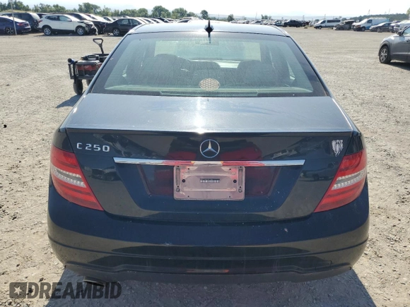 2012 Mercedes-Benz C 250 Sport with VIN WDDGF4HB1CR215421, listed as a Copart auction lot 59267555 with 114,029 mi miles and Clean title. Bid and sale history available at DreamBid. Image 6.