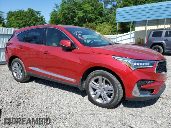 2021 Acura RDX w/Advance Package with VIN 5J8TC1H71ML012062, listed as a Copart auction lot 52085664 with 36,770 mi miles. Bid and sale history available at carsss.com. Image 4.
