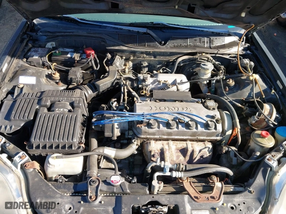 1997 Honda Civic EX with VIN 2HGEJ8645VH566736, listed as a IAAI auction lot 41876647 with 277,968 mi miles. Bid and sale history available at carsss.com. Image 10.