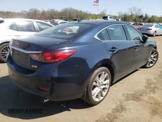 2015 Mazda 6 i Touring with VIN JM1GJ1T52F1216136, listed as a Copart auction lot 54016345 with 106,883 mi miles and Salvage Title. Bid and sale history available at carsss.com. Image 3.