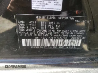 2019 Subaru Impreza Special Sports с VIN 4S3GTAJ61K1737798, выставлен на аукционе Copart как лот 46096115 с пробегом 50 877 миль миль и Списание • Salvage title. История ставок и продаж доступна на DreamBid. Изображение 13.