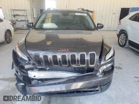 2017 Jeep Cherokee Latitude with VIN 1C4PJMCS5HW545748, listed as a Copart auction lot 51156965 with 106,857 mi miles and Salvage Title. Bid and sale history available at carsss.com. Image 5.