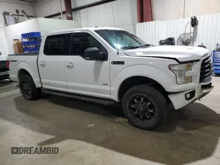 2017 Ford F-150 XL with VIN 1FTEW1CP8HKC03320, listed as a Copart auction lot 44320755 with 134,569 mi miles and Salvage Title. Bid and sale history available at carsss.com. Image 4.