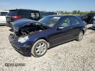 2001 Mercedes-Benz C 320 with VIN WDBRF64J01F046999, listed as a Copart auction lot 74227524 with 111,921 mi miles and Salvage Title. Bid and sale history available at carsss.com. Image 1.