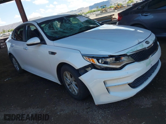 2017 Kia Optima LX with VIN 5XXGT4L37HG176394, listed as a IAAI auction lot 42397417 with 82,310 mi miles and . Bid and sale history available at DreamBid. Image 1.