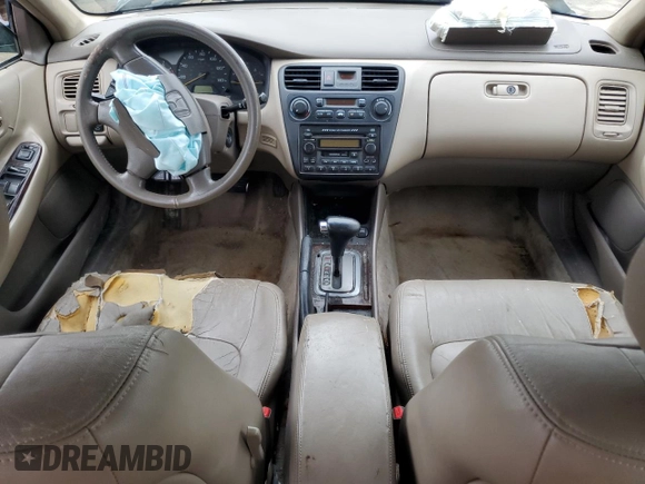 2002 Honda Accord EX z VIN 1HGCG16572A010542, wystawiony jako Copart lot #54746985 z przebiegiem Nie podano mil oraz Szkoda całkowita • Salvage title. Historia ofert i sprzedaży dostępna na DreamBid. Obrazek 8.
