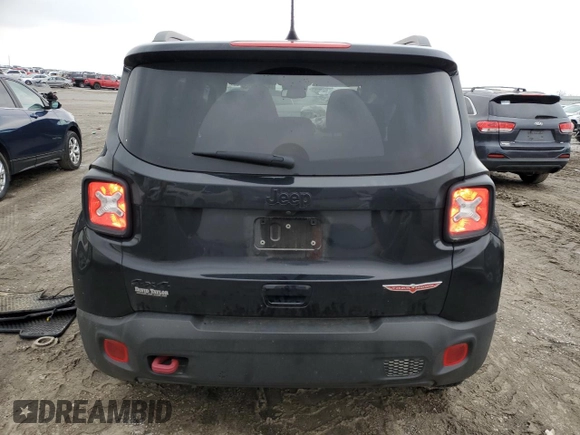2023 Jeep Renegade Trailhawk with VIN ZACNJDC1XPPP60937, listed as a Copart auction lot 45157965 with 4,151 mi miles and Salvage title. Bid and sale history available at DreamBid. Image 6.