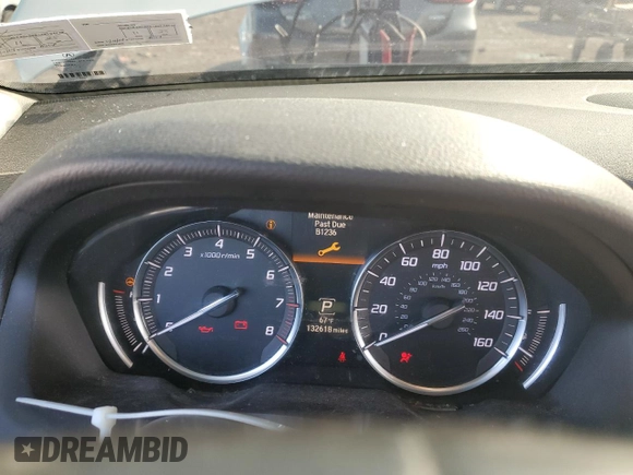 2017 Acura TLX V6 w/Technology Pkg with VIN 19UUB3F5XHA002765, listed as a Copart auction lot 59081245 with 132,618 mi miles and Salvage title. Bid and sale history available at DreamBid. Image 9.