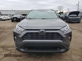 2019 Toyota RAV4 XLE with VIN 2T3P1RFV3KW044091, listed as a Copart auction lot 48116145 with 46,008 mi miles and Salvage Title. Bid and sale history available at DreamBid. Image 5.
