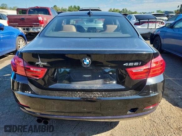 2016 BMW 4 Series 428i xDrive with VIN WBA3N9C52GK249387, listed as a Copart auction lot 65697805 with 203,385 mi miles and Clean title. Bid and sale history available at DreamBid. Image 6.