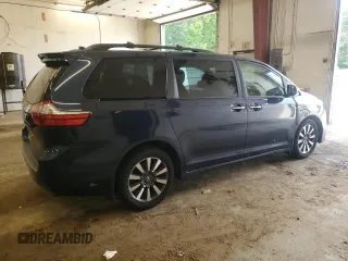 2020 Toyota Sienna XLE with VIN 5TDDZ3DC0LS237585, listed as a Copart auction lot 60913015 with 42,754 mi miles and Salvage title. Bid and sale history available at DreamBid. Image 3.
