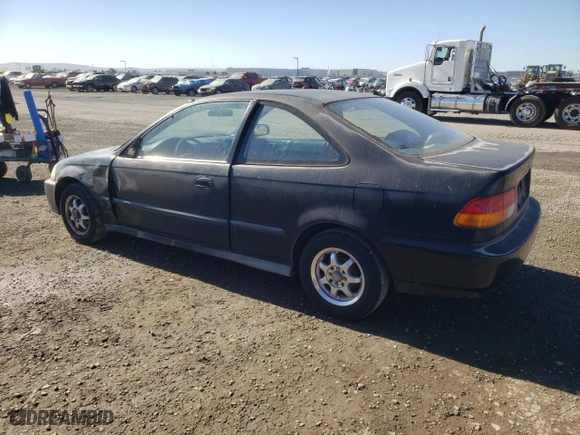 1996 Honda Civic DX with VIN 1HGEJ6224TL068696, listed as a Copart auction lot 87388624 with 235,974 mi miles and Salvage Title. Bid and sale history available at carsss.com. Image 2.
