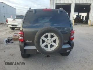 2005 Jeep Liberty Limited with VIN 1J4GK58K65W576962, listed as a Copart auction lot 76725054 with 189,361 mi miles and Salvage Title. Bid and sale history available at carsss.com. Image 6.