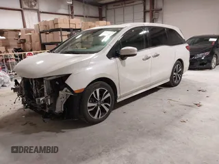 2018 Honda Odyssey Elite with VIN 5FNRL6H94JB034739, listed as a IAAI auction lot 41242506 with 96,982 mi miles and . Bid and sale history available at DreamBid. Image 18.