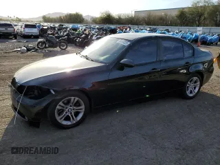 2008 BMW 3 Series 328i with VIN WBAVC53568FZ83340, listed as a Copart auction lot 50104325 with 146,908 mi miles and Salvage Title. Bid and sale history available at carsss.com. Image 1.