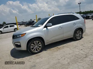 2013 Kia Sorento SX with VIN 5XYKWDA29DG374489, listed as a Copart auction lot 61231695 with 162,579 mi miles and Non repairable. Bid and sale history available at DreamBid. Image 1.