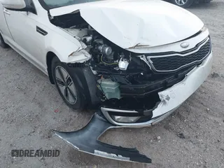 2012 Kia Optima Hybrid with VIN KNAGM4AD9C5028122, listed as a IAAI auction lot 41937927 with 125,231 mi miles. Bid and sale history available at carsss.com. Image 6.