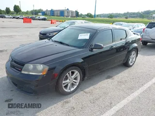 2014 Dodge Avenger SE with VIN 1C3CDZAB6EN155429, listed as a IAAI auction lot 42773351 with 156,482 mi miles and . Bid and sale history available at DreamBid. Image 2.