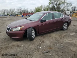 2009 Honda Accord Sdn EX-L with VIN 1HGCP26889A031524, listed as a Copart auction lot 52985325 with 303,024 mi miles and Clean Title. Bid and sale history available at carsss.com. Image 1.