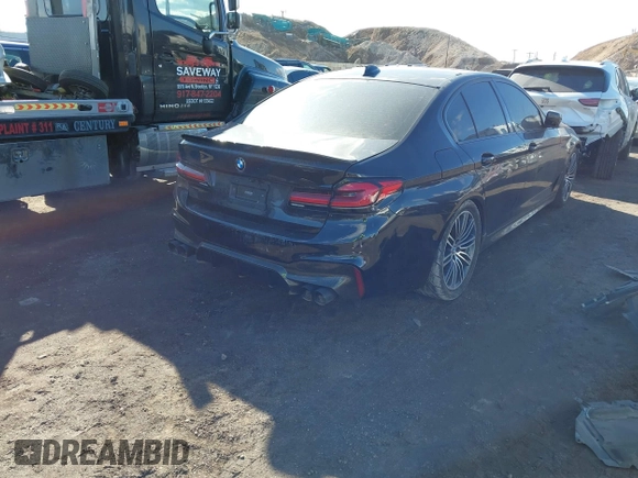 2019 BMW 5 Series 540i xDrive with VIN WBAJE7C54KWD55100, listed as a IAAI auction lot 41476251 with 74,733 mi miles and . Bid and sale history available at carsss.com. Image 4.