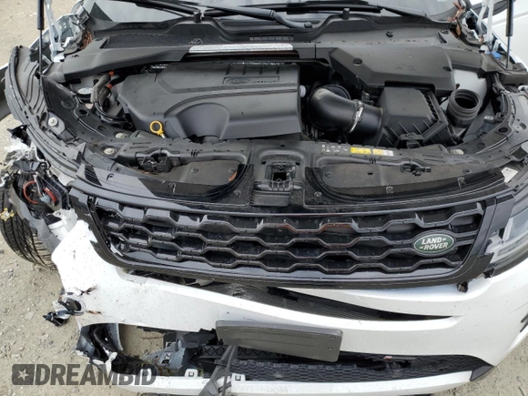 2023 Land Rover Range Rover Evoque Dynamic SE with VIN SALZL2FX7PH222070, listed as a Copart auction lot 48622145 with 5,837 mi miles and Salvage Title. Bid and sale history available at carsss.com. Image 11.