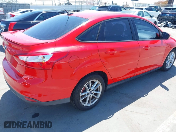 2014 Ford Focus SE with VIN 1FADP3F28EL323912, listed as a IAAI auction lot 42158398 with 161,288 mi miles and . Bid and sale history available at carsss.com. Image 4.