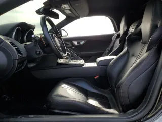 2014 Jaguar F-Type V6 with VIN SAJWA6E75E8K08403, listed as a Copart auction lot 42255455 with 45,292 mi miles and Salvage Title. Bid and sale history available at DreamBid. Image 7.