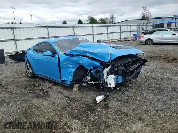 2024 Ford Mustang GT with VIN 1FA6P8CF7R5435012, listed as a Copart auction lot 49123195 with 3,207 mi miles and Salvage title. Bid and sale history available at DreamBid. Image 11.