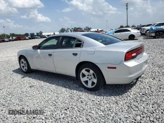 2013 Dodge Charger Police with VIN 2C3CDXAT0DH642632, listed as a Copart auction lot 60672165 with 170,190 mi miles and Clean title. Bid and sale history available at DreamBid. Image 2.