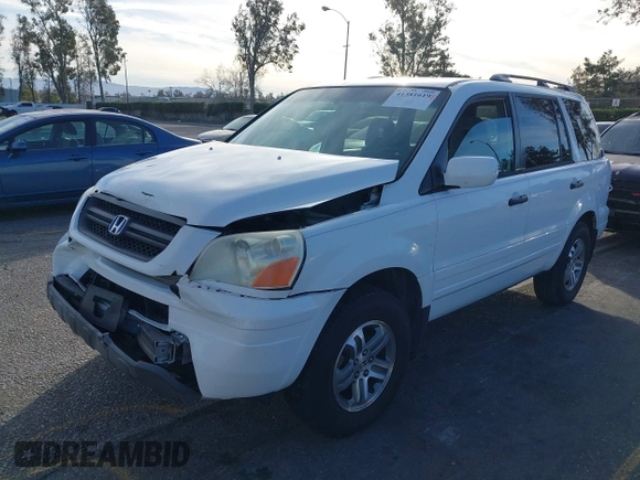 2005 Honda Pilot EX with VIN 5FNYF18475B060655, listed as a IAAI auction lot 41381619 with 142,680 mi miles and . Bid and sale history available at DreamBid. Image 17.