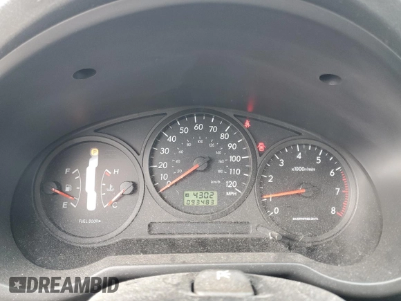 2005 Subaru Impreza Sedan (Natl) RS with VIN JF1GD67565H515459, listed as a Copart auction lot 45500455 with 93,483 mi miles and Salvage Title. Bid and sale history available at carsss.com. Image 9.