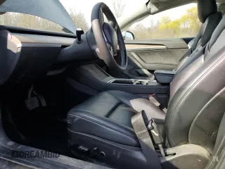 2022 Tesla Model 3 Long Range with VIN 5YJ3E1EB3NF275515, listed as a Copart auction lot 52566515 with 55,980 mi miles and Salvage Title. Bid and sale history available at carsss.com. Image 7.