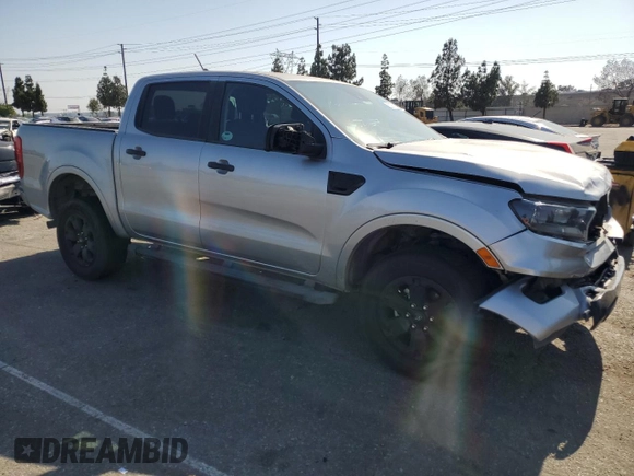 2021 Ford Ranger XL with VIN 1FTER4EH1MLE03894, listed as a Copart auction lot 62397075 with 67,179 mi miles and Salvage title. Bid and sale history available at DreamBid. Image 4.