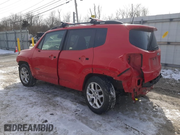 2018 Jeep Renegade Latitude with VIN ZACCJABB0JPJ58541, listed as a Copart auction lot 45151855 with 83,754 mi miles and Salvage Title. Bid and sale history available at carsss.com. Image 2.