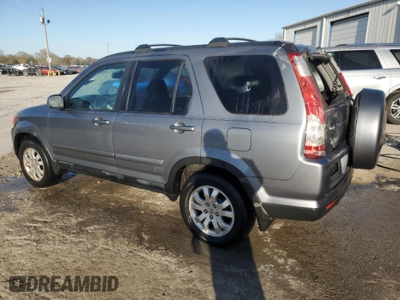 2005 Honda CR-V EX SE with VIN SHSRD78955U334534, listed as a Copart auction lot 46624465 with 160,871 mi miles and Salvage Title. Bid and sale history available at carsss.com. Image 2.
